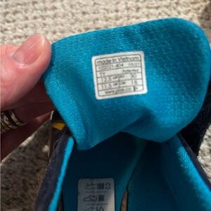 Blue and Black Sneakers